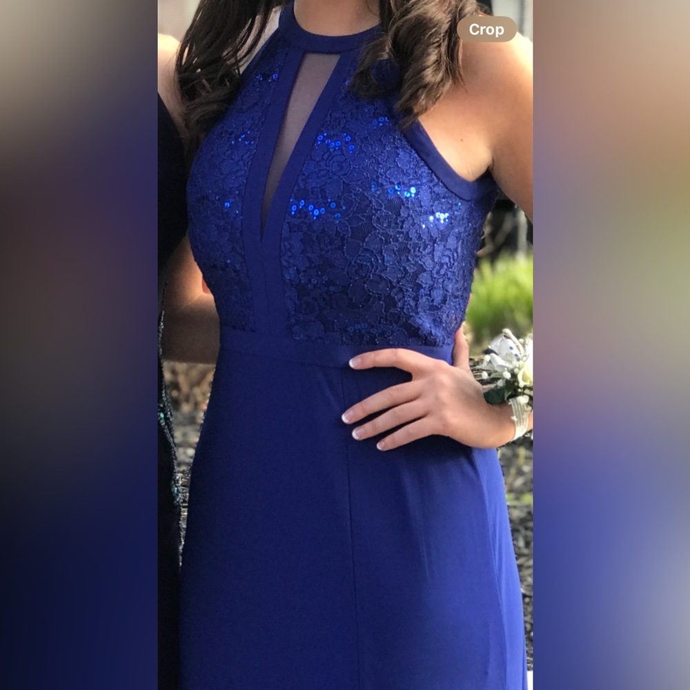 NW Nightway blue formal dress size 6 unaltered